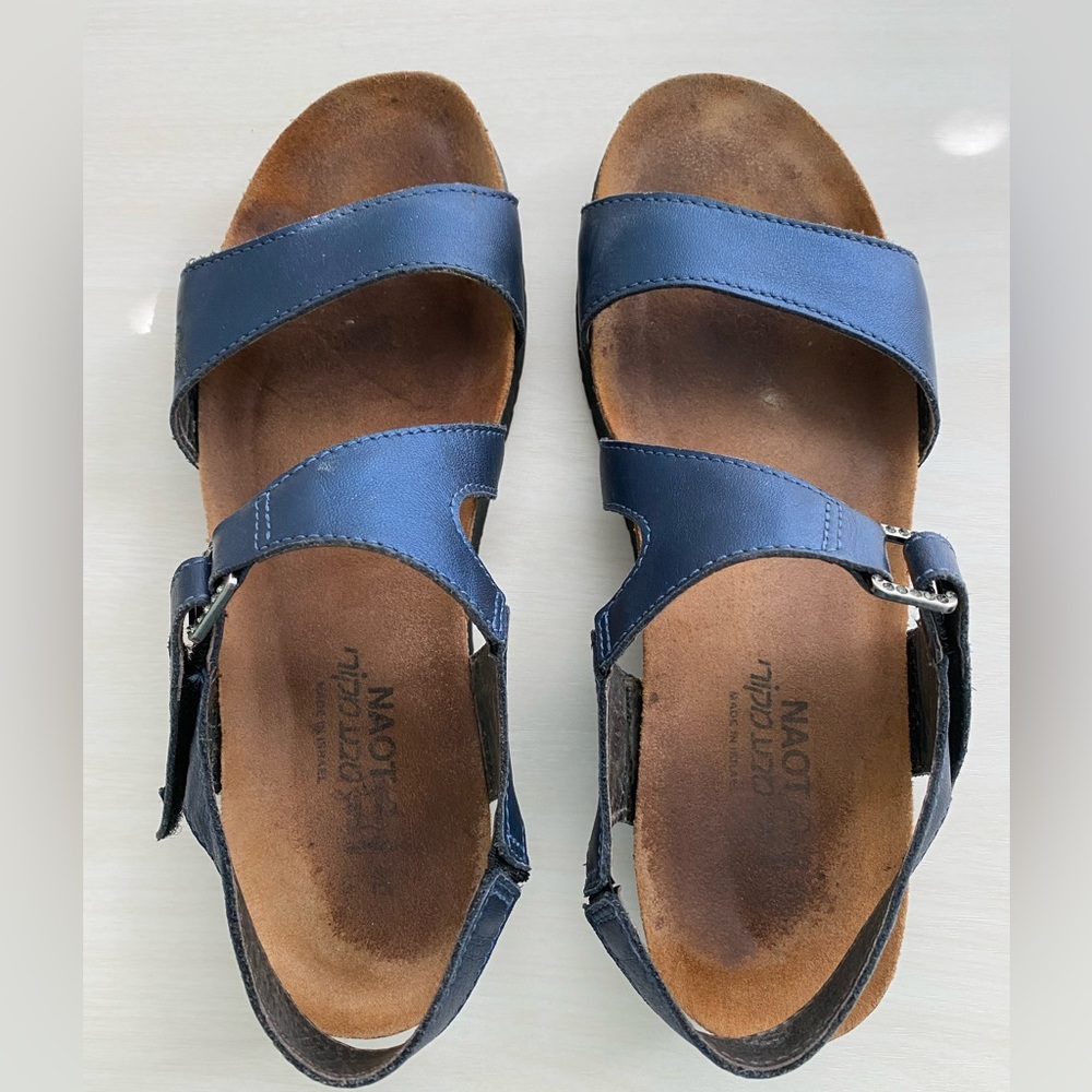 Naot Pamela Navy Leather